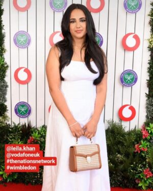 Leila Khan Instagram - Wimbledon ‘24 🥹🎾

(From start to finish…) safe to say we had a good time… 

GENUINELY a dream come true. This was SICK and I’m so grateful 🥹😭🤍

Styled by @siangabari 🤍
• in @reiss @aspinaloflondon @missomalondon @thediamond.lab 

Glam @sorchamakeupartist 🤍