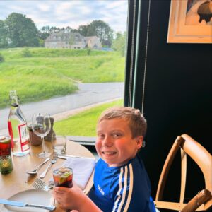 Lenny Rush Instagram - Travelled back to the West Country today, for another week of filming. Enjoying a dinner at the hotel, before a busy day of filming tomorrow!