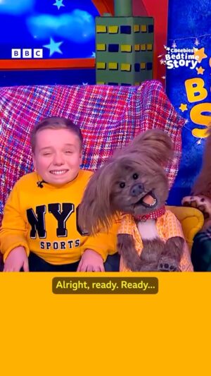 Lenny Rush Instagram - I promise, we’re professional 🤣 @warrickbp Repost from @cbeebieshq 

Some #ComicRelief from laughing Lenny Rush for your Friday! Watch his Bedtime Story on BBC iPlayer now. 

#rednoseday #CBeebiesBedtimeStories #LennyRush #CBeebies #BlooperReel @warrickbp
