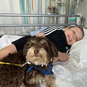 Lenny Rush Instagram - Today marks one year since my spinal fusion surgery. I cannot believe how fast time has gone, and to look at the pictures and see how I am doing now, is amazing! It was definitely a hard time, not just for me, but also my family. But seeing the X-rays and the shape of my back (and the therapy dogs that came to visit 🐶) really helped get me get through it. I am now doing better than ever! A massive thank you to @greatormondst : you’ve changed my life for the best!
(The second picture shows my X-rays. The one on the left is before the surgery, and the one on the right is after 🩻). #recovery #spinalfusionsurgery #scoliosis