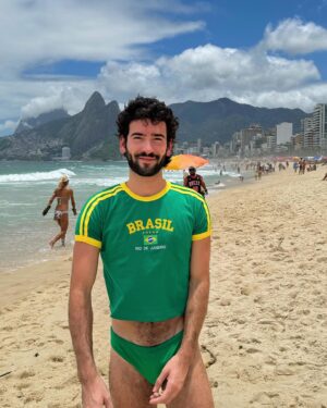 Leonardo Marques Instagram - Tiny swim briefs, picanha and a lot of twerking summarizes perfectly this first week in Brasil 🇧🇷☀️Brasil I love you ❤️