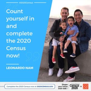 Leonardo Nam Instagram - You gotta show up & be counted to make change.  Count yourself in on the #census2020 @uscensusbureau @capeusa #representationmatters