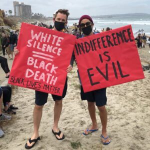 Leonardo Nam Instagram - So important that you show up #blacklivesmatter #sandiego #nojusticenopeace