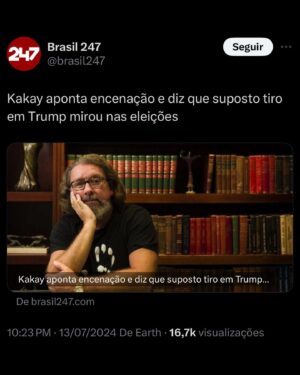 Leonardo Siqueira Instagram - A HIPOCRISIA EM AÇÃO

É por isso que eu jamais vou ficar nesse coro desses hipócritas que chamam qualquer um que não gosta de FASCISTAS, mas não condenam antissemitas e grupos terroristas.

Esses hipócritas que pregam diversidade, Mas desejam a morte de quem pensa diferente deles. 

Esses hipócritas que dizem defender a democracia, mas se calam (quando não apoiam) ditaduras no mundo inteiro apenas porque estão “do mesmo lado que eles”. 

Esses hipócritas que dizem combater machismo, mas quando é o filho do Lula o acusado de praticar violência se calam. 

Esses hipócritas que dizem defender meio ambiente, mas nunca mais falaram sobre as queimadas recordes na Amazônia e no Pantanal. 

Porque pra esses, não interessa o que se faz, mas quem faz!