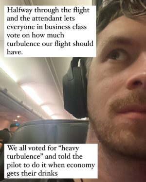 Lewis Spears Instagram - Come fly business class for the first time with me!