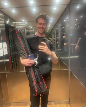 Lewis Spears Instagram - Four packed shows in Sydney, such a great time in your city 
1: Two long legends
2: Stealing luggage is expensive
3: Celebrating the correct tripod
4: Not ready
5: Caution, wet floor
6: Calligraphy is my passion 
7: LEGO store here is crazy
8: 🏊🏊🏊