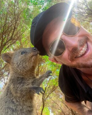 Lewis Spears Instagram - Last time I tried to get up early I missed my flight and cancelled a tour. This time, I took a boat to see quokkas.
Health is wealth.