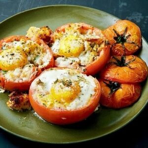 Lidia Bastianich Instagram - Gluttonous Tomatoes. This is a perfect dish for brunch, especially when you have a house full of people. Set the filled tomatoes in the oven and, when done, bring the roasting pan full of bubbling tomatoes to the table; there will be a run on these tomatoes.  Tutti a Tavola a Mangiare!  Link to video and recipe in my bio .
.
.

.
.i

#LidiasRecipes #LidiasItaly #LidiasKitchen  #ItalianFood #brunchrecipes #FromLidiasTableToYours