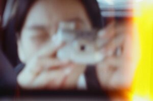 Lidya Maulida Djuhandar Instagram - series of blurry selfies #35mm