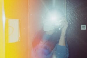 Lidya Maulida Djuhandar Instagram - series of blurry selfies #35mm