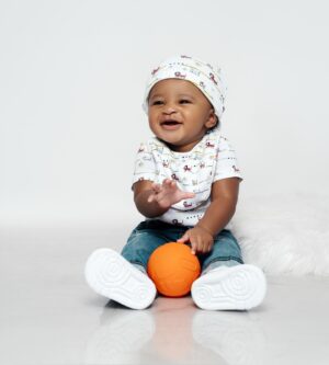 LightSkinKeisha Instagram - Thank God for you baby boy 🥹 Happy 7 months Three 🩵🥳