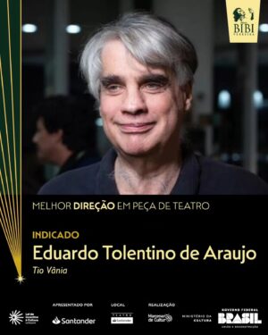 Lilian Blanc Instagram - Tio Vânia, do Grupo Tapa, é destaque entre os indicados da 11ª edição do Prêmio Bibi Ferreira. Veja as categorias que estamos presentes:

- Melhor Peça de Teatro

- Melhor Atriz em Peça de Teatro (Anna Cecilia Junqueira)

- Melhor Ator em Peça de Teatro (Brian Penido Ross)

- Melhor Direção em Peça de Teatro (Eduardo Tolentino de Araujo)

- Melhor Atriz Coadjuvante em Peça de Teatro (Camila Czerkes)

- Melhor Atriz Coadjuvante em Peça de Teatro (Walderez de Barros)

- Melhor Ator Coadjuvante em Peça de Teatro (Zécarlos Machado)

Obrigado a todos!

📸: @fotosgutierrez

#grupotapa #tchekhov #teatrosp #experimenteteatro #arte #sescsantana #sescsp #premiobibiferreira #premiobibi2024 #teatro #prosa #indicados