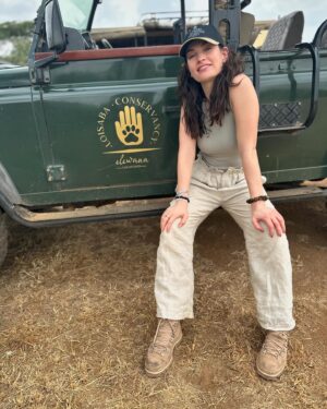 Lily James Instagram - I am proud to support @spaceforgiants ‘Protect their Pathways’ Campaign this World Elephant Day. 
 
During my time with the SFG team, I learned how many threats elephants face from habitat loss to that forces them to compete for resources and the land they call home. Without urgent protection, we risk losing them forever.
Your support - no matter how big or small - can make a real difference in protecting these incredible creatures. 

Link in my bio 

Thank you so much x