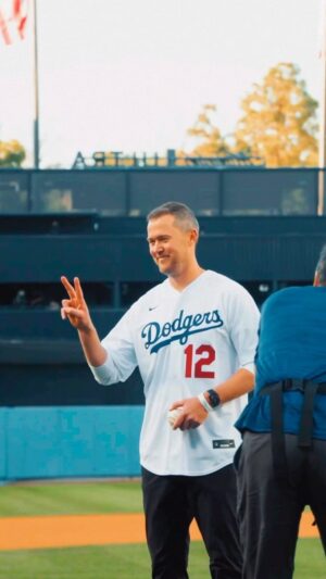 Lincoln Riley Instagram - All for LA. Let’s get it @dodgers! #WinForVin