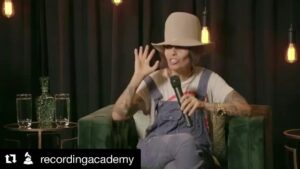 Linda Perry Instagram - Trust your instincts. Thanks for having me @recordingacademy!