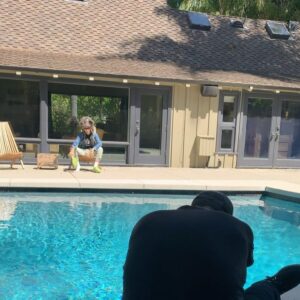 Linda Perry Instagram - Some bts of today’s shoot with @marvin_thebrand. He asked me to throw the shoe.. thanks @marvinjarrett