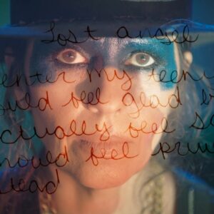 Linda Perry Instagram - I haven’t shot a video in decades. Feeling insecure in my own skin I needed a mask to hide not knowing that the simplistic approach would reveal more of my vulnerabilities. Video for The Letter out now! Link in bio #kid90 @moonfrye @iamdonhardy