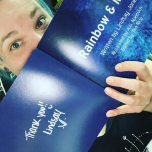Lindsay Jones Instagram - ELATED to finally announce that I wrote a children’s book inspired by and in honor of Iris and Luna (with illustrations by the lovely @ag_nonsuch .) Now, signed copies of said book will be in the @theroosterteethstore NOV. 9-10th with proceeds going to #RTExtraLife !!! I’m still blown away that this passion project has reached full fruition and I’m so honored to help with such a great cause! Thank you to everyone who made this possible!!! ❤️❤️❤️