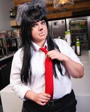 Lindsay Jones Instagram - Back from the dead to say - This Aggretsuko cosplay shoot happened over a year ago. Finally, it gets shared! I love casting based on the personalities of people I know, so:

Retsuko - @dearbassy 

Fenneko - @margaretominey 

Haida - Me

 📸 - @jonrisinger 

Editing - @jarrenmartinez_ 

Send them all some love! Thank you so much to everyone who made this possible. Posting more from the shoot soon 🐱