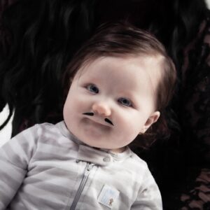 Lindsay Jones Instagram - "We went through all the usual baby names...then we came to our senses. Pubert." Thank you so much to @JonRisinger and @texasdelarosa for once again jumping on board with a fun mother/daughter Addams Family-inspired shoot and for making Pubert (Luna) Jones a reality! 🖤