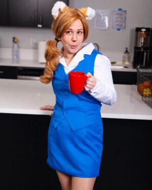 Lindsay Jones Instagram - Back from the dead to say - This Aggretsuko cosplay shoot happened over a year ago. Finally, it gets shared! I love casting based on the personalities of people I know, so:

Retsuko - @dearbassy 

Fenneko - @margaretominey 

Haida - Me

 📸 - @jonrisinger 

Editing - @jarrenmartinez_ 

Send them all some love! Thank you so much to everyone who made this possible. Posting more from the shoot soon 🐱