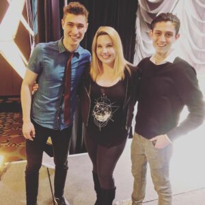 Lindsay Jones Instagram - THANK YOU SO MUCH to everyone who tuned in and to #SXSWGaming for allowing @alextcorea and I to host! Here’s to hoping they invite us back again...😛If you missed it, you can check out the award ceremony at @twitch - sxswgaming !