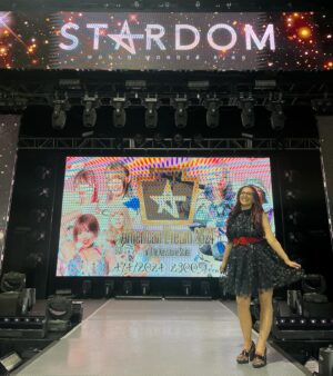 Lindsey Kerecz Instagram - If I could have a moment 

Commentary for #STARDOM has been such a massive goal of mine for the longest time. Beyond thrilled I got to do it for their big return to the USA. 

So much I thought was impossible is slowly, painstakingly, becoming possible. We’re doing this 💕