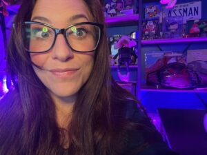 Lindsey Kerecz Instagram - Tried to take a cute podcasting pic and realized my ASSMAN license plate is on full display
