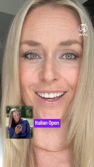 Lindsey Vonn Instagram - From one Olympic medalist to another, Lindsey Vonn’s wishing @iga.swiatek all the best at the WTA Finals! 🏆

#WTAFinalsRiyadh