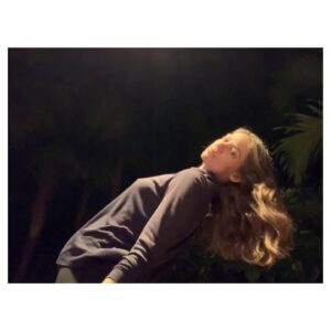 Lio Tipton Instagram - Oh the glamour.  Oh the...grace....then I  swung myself upright, lost balance, and fell face first into the tree my dog pees on.  He pees a lot.  Touché 2021.
