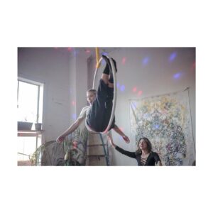 Lio Tipton Instagram - Hoop loops: a demonstration in Newtonian physics as interpreted by Svet.