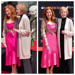Lisa Ann Walter Instagram - Pinch me. 
I mean…She did. 
.
#Legend @itscarolburnett got her #HollywoodStar can’t believe she didn’t have it 50 years ago. 
Thanks #LauraDern and @jaymelemons for making it happen. And as always, hilarious and charming speech by @jimmykimmel