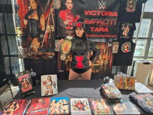 Lisa Marie Varon Instagram - My Widow’s Peak Freaks! Check out my new black widow spider inspired ring gear my talented friend Christopher Lopez @clopezdesigns exclusively designed and made for me! I debuted this new look at @officialwrestlecon this weekend! Christopher is so multi-talented! He’s an artist, fashion designer, ring gear designer, and also makes really cool custom wrestler dolls! Please check his work out at @clopezdesigns & @wrestlingcouture ! Thank you Christopher!

#wrestling #ringgear #ringgeardesigner #fashiondesigner #costumedesigner #fashion #blackwidow #wwe #victoriawwe #womenswrestling #wrestlecon