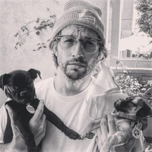 Logan Marshall-Green Instagram - “Yooni” and Racecar
@loveleorescue #chuglife