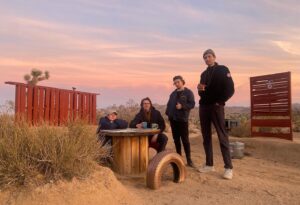 Logan Miller Instagram - Midnight hikes, stoned cashiers and a group o goons on the end of the year Joshua Tree trippp.
Photo cred: @gustavotastudillo @robyattal & Emma Kanter