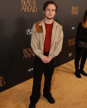Logan Miller Instagram - Fighting anxiety to show myself out in the wild, only to have all anxieties validated in @beauisafraid 

Thanks for having me! 
@a24