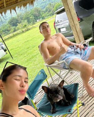 Loisa Andalio Instagram - 🍃⛰️☀️🐶❤️‍🔥☁️✨