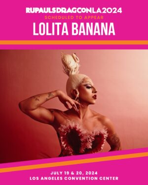 Lolita Banana Instagram - Shantay, te salvas 🇲🇽🇫🇷 #DragRaceMexico co-host and #DragRaceFrance star @lalolitabanana is coming to @rupaulsdragcon - the largest gathering of #DragRace queens in the WORLD! 🌴

🎟️ #DragCon LA tickets on sale at rupaulsdragcon.com
🗓️ July 19 & 20
📍 L.A. Convention Center