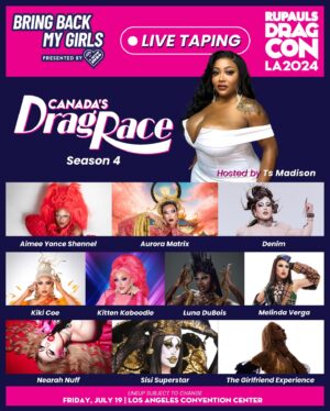 Lolita Banana Instagram - ESTE VIERNES 🚨👠 ¡El elenco de la Temporada 1 de #DragRaceMexico regresa para contar TODO! 👀☕️ 

Aquí está el horario de Bring Back My Girls Temporada 4, con reuniones oficiales presentadas por @tsmadison en @rupaulsdragcon LA, la reunión más grande de reinas de #DragRace en el mundo. 🌴

🎟️ Entradas para #DragCon LA en rupaulsdragcon.com
🗓️ 19 y 20 de julio
📍 L.A. Convention Center