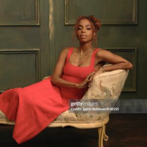 London Hughes Instagram - “Am I a model? No. Should I be? Yes!”

Make-up: @n.colebueno 
Hair: @hairessstudio 
Dress: @staud.clothing 
@tribeca
📸: @gettyimages