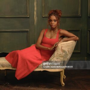 London Hughes Instagram - “Am I a model? No. Should I be? Yes!”

Make-up: @n.colebueno 
Hair: @hairessstudio 
Dress: @staud.clothing 
@tribeca
📸: @gettyimages