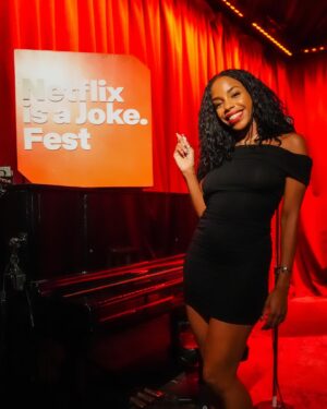 London Hughes Instagram - Still recovering from the best comedy festival in the world!

Thank you @netflixisajoke!!!!

❤️❤️🙈🔥🥹 I’ve had the most insanely amazing time!!