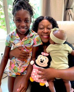 Loni Love Instagram - Met Boo boo Brave today … my new best friend with big Sis McKenzie… y’all I started a bloodline !!!! Great job @breshawebb and @njfuture !!! #auntieloni
