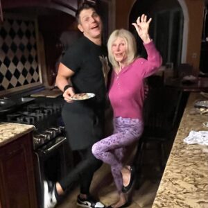 Lou Ferrigno Jr. Instagram - Mom & I's "CinnaBun Wednesdays" escalated quickly... 
#Cinnabunfun #bakingbuns mommyandme #hotfrostedbuns #carlaferrigno #mamadukes #cinnamonroll #homemade