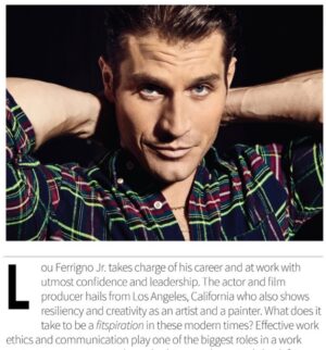 Lou Ferrigno Jr. Instagram - Such a honor to grace the cover #fitspirationissue  for this awesome edition of @magazinecenterstage July/August issue out now! LINK IN BIO for the 7 page spread cover story feature!
#centerstage #thatposetho #covermeimgoingin #actorsuff #fitspiration