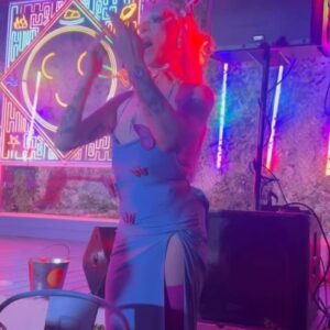 Louisianna Purchase Instagram - You go down just like holy Mary 🎀🎀🎀

Thank you to everyone who came out to Mochi Mochi for our Anime Films edition last night at @cheerupcharlies!

I had the best time serving Jeanne from Belladonna of Sadness, and already looking forward to our next show!