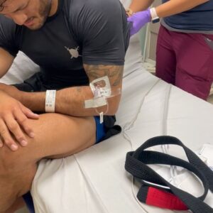 Lucas Barbosa Instagram - Would you compete with one arm for $1 MILLION dollars? @lucasbarbosajj THE HULK did it and he did it tremendously! What a HERO & WARRIOR! 

I have to post about it to show the world the power of our mind ——> 5 weeks before #CJI Lucas DISLOCATED HIS SHOULDER** 

After it we have to cancel his match against @isaquebahienseb —-> last @bjjstarsoficial 😕 I told him to pulled out. Otherwise he still wanted to compete against Isaac! 

Our training camp was pretty much only about recovering ❤️‍🩹 the shoulder. 

Barbosa competed at @cjiofficial with only one arm. If you noticed it on all his fights he didn’t use much his right arm! 

Go back again on @bteamjj YOUTUBE CHANNEL and watch all his matches! Lucas was only 20% of his physical conditions but 100% ready mentally and spiritually! 

WE - @atosjiujitsuhq TEAM - ARE SO PROUD OF YOU LUCAS! WE ALL RESPECT YOU FOR YOUR HEART AND MINDSET! 

@craigjonesbjj you have to call The Hulk for the next one 100% 🫡

Check out the slides ⬅️⬅️⬅️⬅️⬅️

1. July 5th 2024 Lucas laying on the mats right after dislocated shoulder @jonnatas_gracie trying to help

2. At the hospital ready to pop his shoulder back in place - shoulder still dislocated - he was smiling 😊

3. THE HULK SLICE 🔥 during CJI

4. Nurse 👩‍⚕️ cutting his #AtosBJJ rashguard - Lucas got so mad about it 

5. Right after waking up from anesthesia - LUCAS still “high” 😵‍💫 😅

6. Right after victory against the tough @kentaiwamotobjj 

7. 💭

8. We cheating up life 

9. Lucas got baptized one week before #CJI

**same injury as @nicholasmeregali injury @adcc_official 

Lucas may have to get a surgery. I will keep all the fans updated about it. 🙏✨

🇧🇷 Português nos comentários