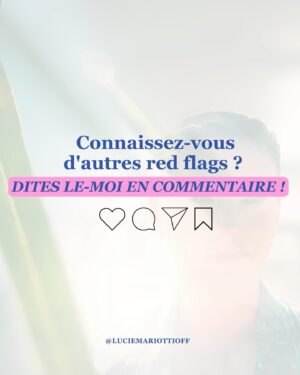 Lucie Mariotti Instagram - Comment repérer les red flags sur les applis de rencontre? ❓
Quelles informations rechercher sur les profils ? 🤔
Quels détails observer dans les photos? ❓
Comment détecter les légendes trompeuses, et comment décoder l’usage du langage ou les réactions disproportionnées ? 🤔

Si vous vous posez toutes ces questions, je vous ai préparé une liste de 6 principaux red flags. ⛳

Et n’oubliez pas, cette liste est généraliste. Suivez toujours votre intuition et votre instinct! ❤️

Dites-moi dans les commentaires quels sont les red flags que j’ai oubliés. ✍️

Avec cœur,
Lucie

#bienveillance #programme #devperso #amourdesoi #lovecoaching #rencontres
#évolution #épanouissement #epanouissementpersonnel #serenite #trouverlamour
#bienveillanceenverssoimeme #lahochi #reikifrance #soinsénergétiques