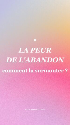 Lucie Mariotti Instagram - « Comment surmonter la peur de l’abandon ? » est une question que vous me posez très souvent.😿

Ce dont on parle peu, c’est que cette peur peut être liée à des déséquilibres énergétiques.

Lorsque nous ressentons la peur de l’abandon, c’est souvent parce que notre énergie intérieure est perturbée. Ces déséquilibres peuvent provenir de nos expériences passées, de nos relations et de nos croyances profondes. 🌌🧘

En rétablissant l’harmonie dans notre énergie, nous pouvons apaiser cette peur et retrouver un sentiment de sécurité et de paix intérieure.

Si vous êtes prêt à entamer ce voyage vers l’équilibre énergétique, je vous invite à vous inscrire à ma masterclass offerte “Comment l’énergétique peut impacter votre vie amoureuse?”, qui se tiendra le jeudi 27 juin à 18h. 🗓️✨

Au cours de cette masterclass, nous découvrirons des outils pour rééquilibrer votre énergie et transformer votre relation avec vous-même et les autres. La masterclass se conclura par un soin énergétique du chakra du cœur, apportant une ouverture à l’amour inconditionnel. 💚✨

Réservez votre place pour découvrir un univers puissant et lumineux, et vibrer haut en amour ! 

Le lien pour vous inscrire se trouve dans ma bio.💫💖

Avec coeur,
Lucie
#rencontre #epanouissement #serenite #spiritualite #lahochi #yogafrance #lovecoaching #rupture #travailsursoi #rencontrecelibataire #epanouie #yogapourtous #coachingfrance #coachingholistique #accompagnementpersonnalise  #masterclass #energies #soineneregtique #chakras
