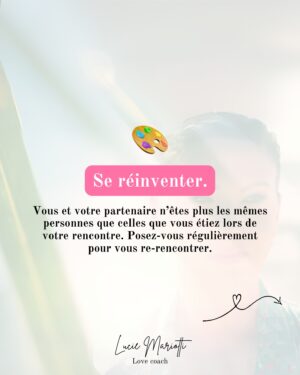 Lucie Mariotti Instagram - L’amour ne suffit pas. 💗

Quand j’avais 20 ans, je croyais aux contes de fées et au fait que l’amour suffisait à entretenir une relation durable et saine. 🧚

Aujourd'hui, je sais que, comme dans beaucoup de domaines, une relation demande de la discipline, des efforts, de l’investissement…💪

C’est l'alliance de l'amour, et du soin que l’on apporte à cette relation, qui fait de cet amour, un écrin. 💎

Je suis très attentive à ce qui se passe dans mon couple : j'observe, j’écoute, je ressens. 👂

Mon objectif est d’être en conscience de ses besoins. 🙏

Je ne parviens pas toujours à “faire ce qu’il faut”, mais j’en ai l’intention et j’apprends. 🤗

C’est une base essentielle à mon cœur. 💓

Si le cœur vous en dit, partagez ce post avec votre moitié pour mettre ces belles habitudes en place. 💑

Avec foi de l’amour, 
Lucie

#lovecoach #coachdevie #devperso #relations #amour #rencontres #holistique #authentique #soinsenergetiques #lovecoaching #rencontres #holistique #authentique #soinsenergetiques #lovecoaching #soinsénergétiques #podcastfrance #devpersonnel #dependanceaffective #relationtoxique #habitudes #couple